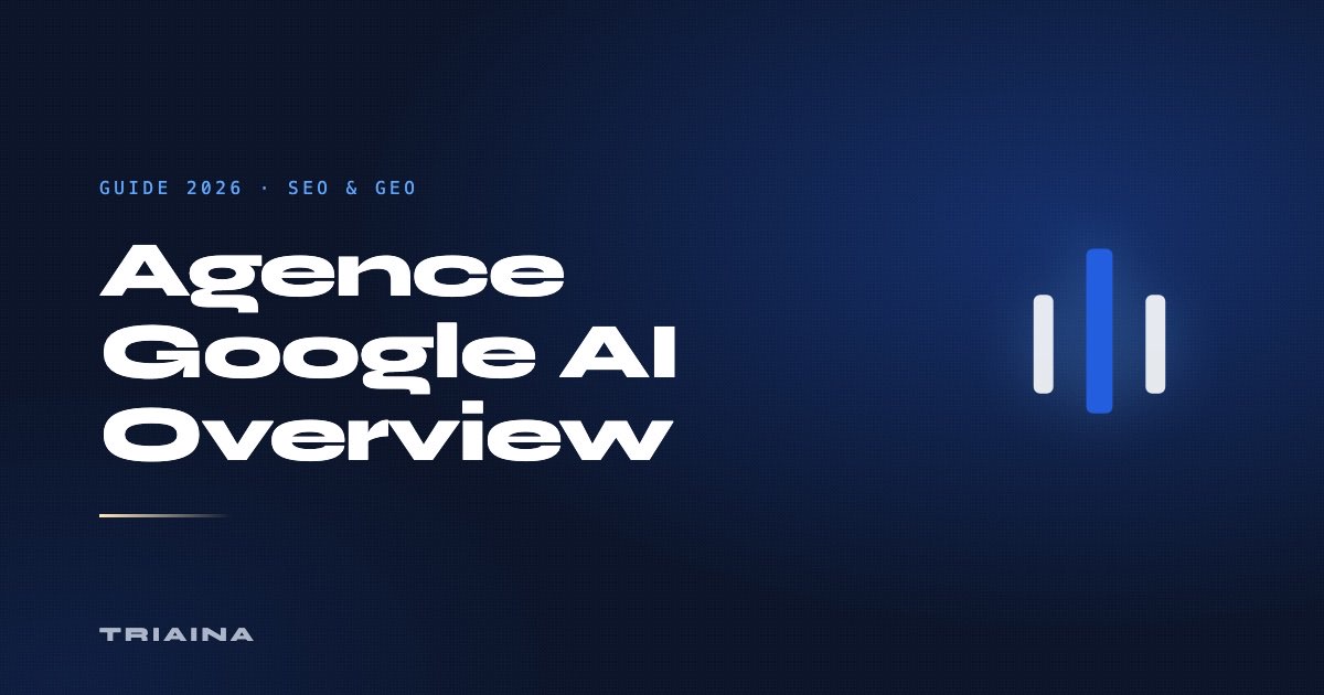 Agence Google AI Overview : comment être recommandé en 2026